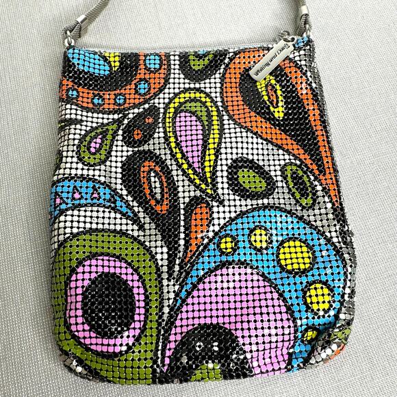 Whiting & Davis mesh enamel pop art design bag - Picture 3 of 10